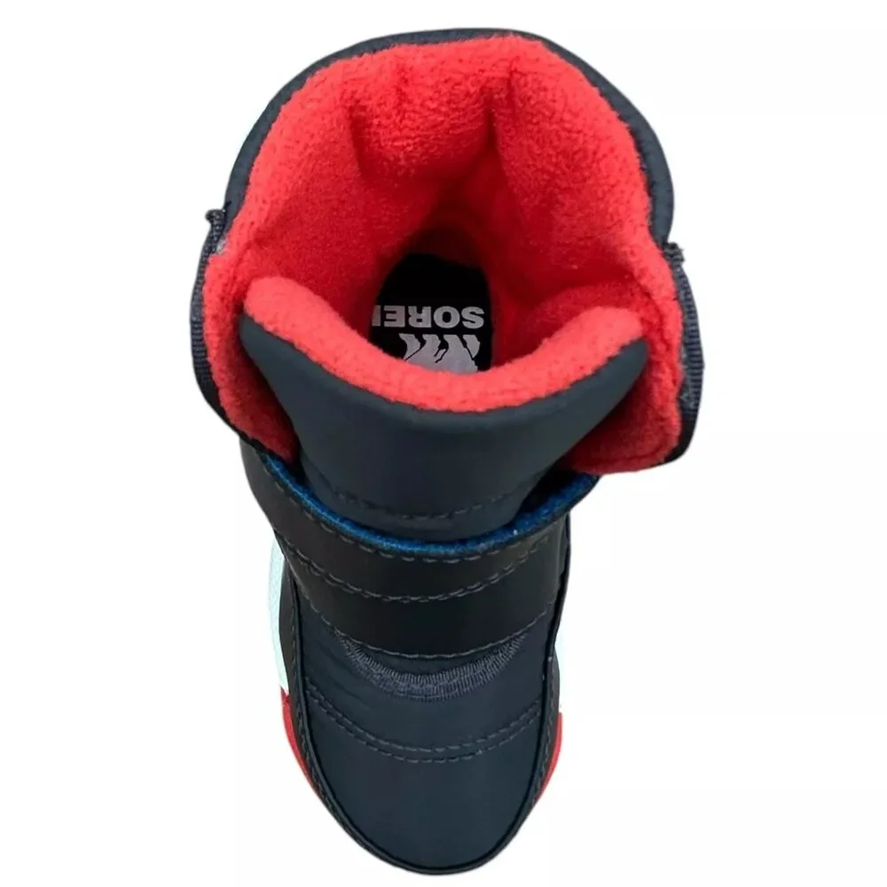 Sorel Whitney Toddler Boy's‎ Slip-on Winter-Snow Boots 5 Dark Gray Warm & Cozy